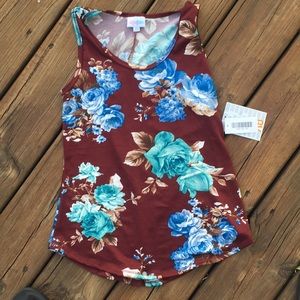 LuLaRoe floral tank top